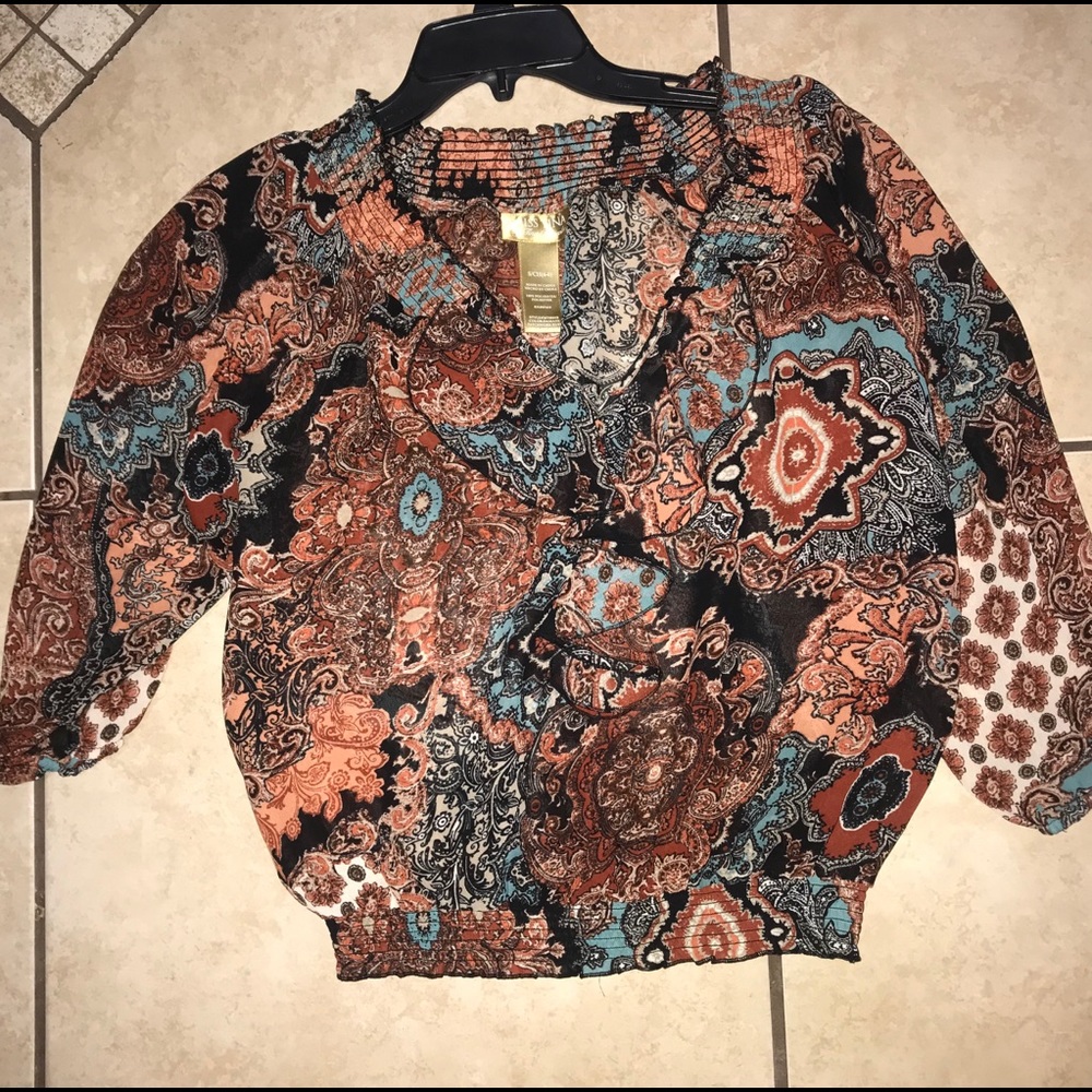 Miss Tina Multi Color Too Size Small